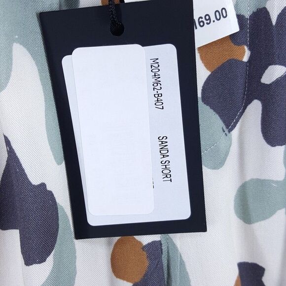 PAIGE Shorts Mens Large Cream Pull On Drawstring Lightweight Abstract SANDA $169 - Picture 5 of 12